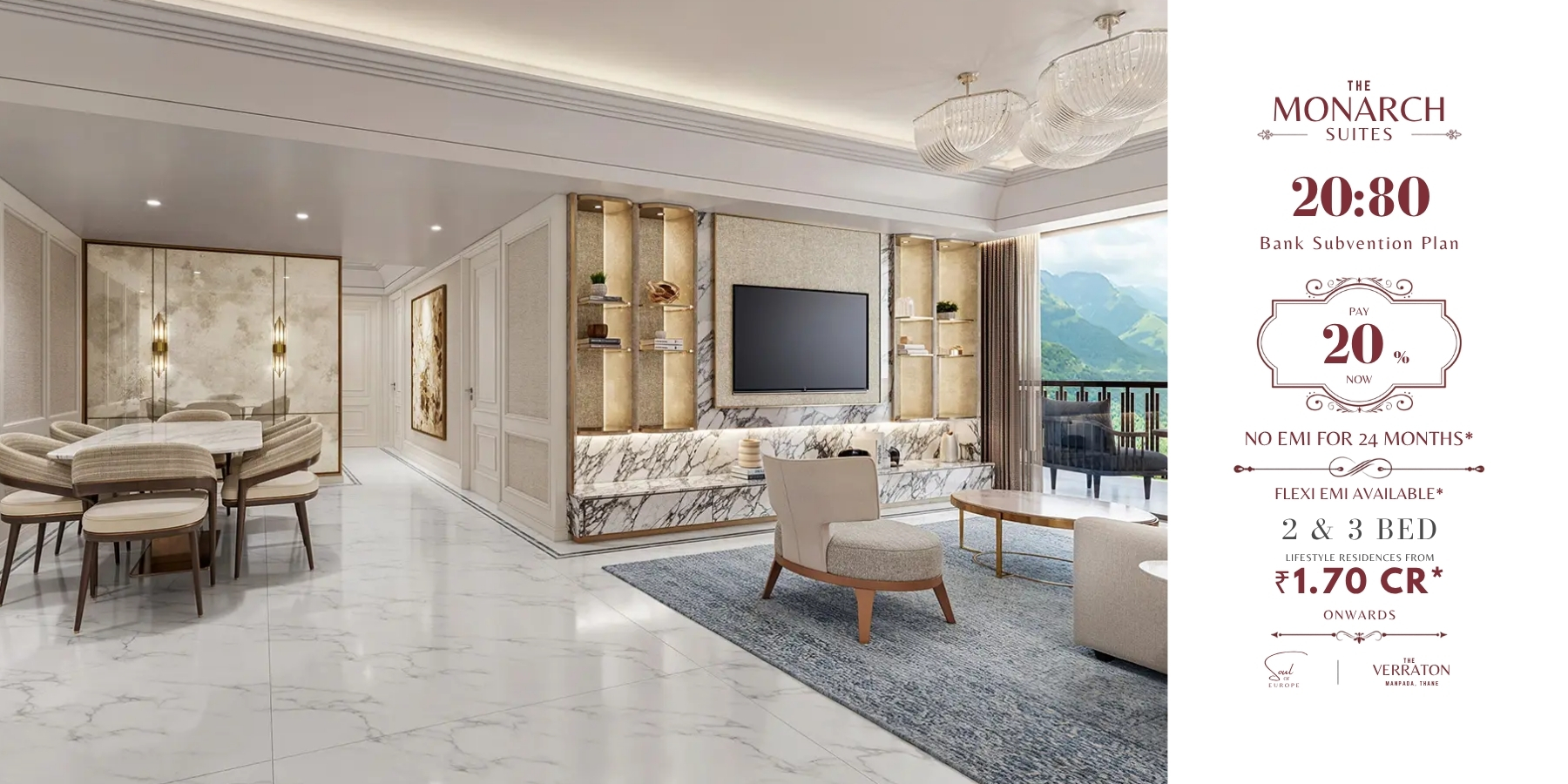 Monarch Suites offer banner